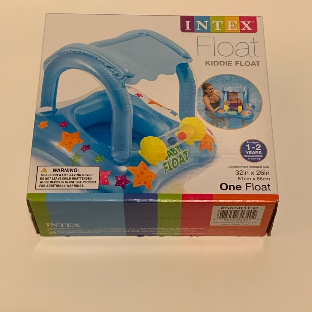 Intex My Baby Float Inflatable Swim Pool Kiddie